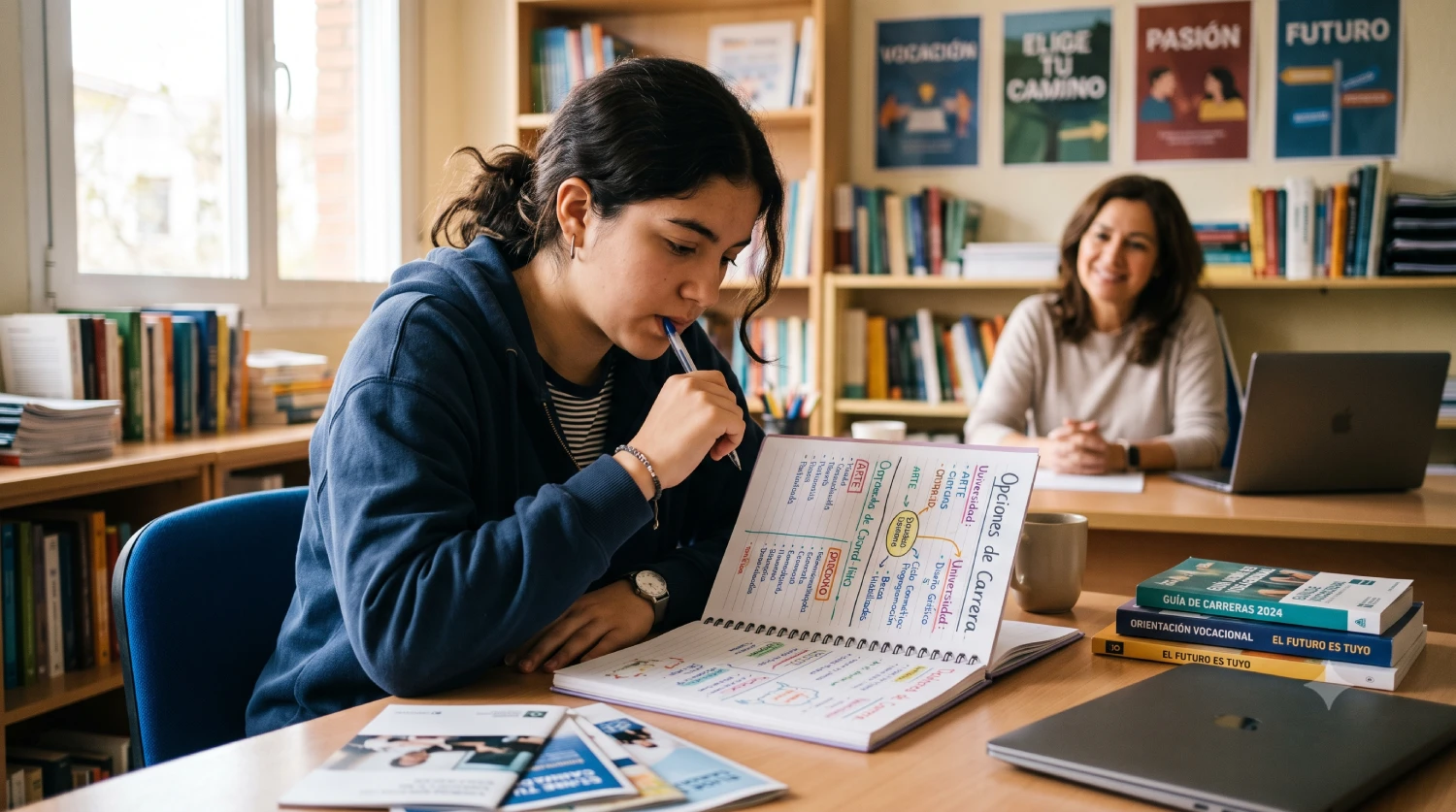 Orientación vocacional para adolescentes: cómo acompañar dudas sin presionar