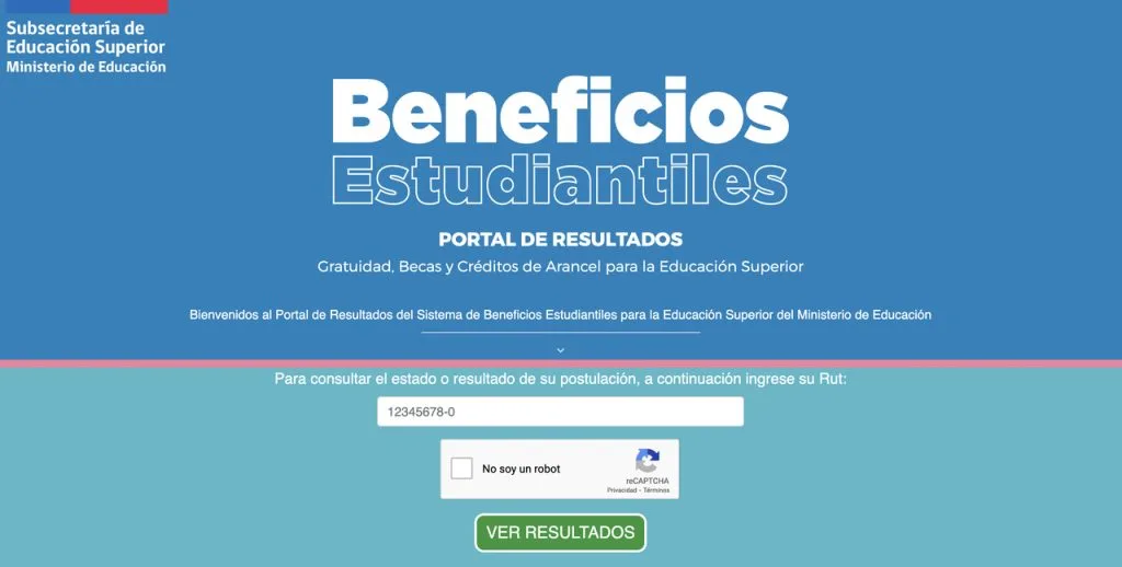 Resultados FUAS Portal de resultados