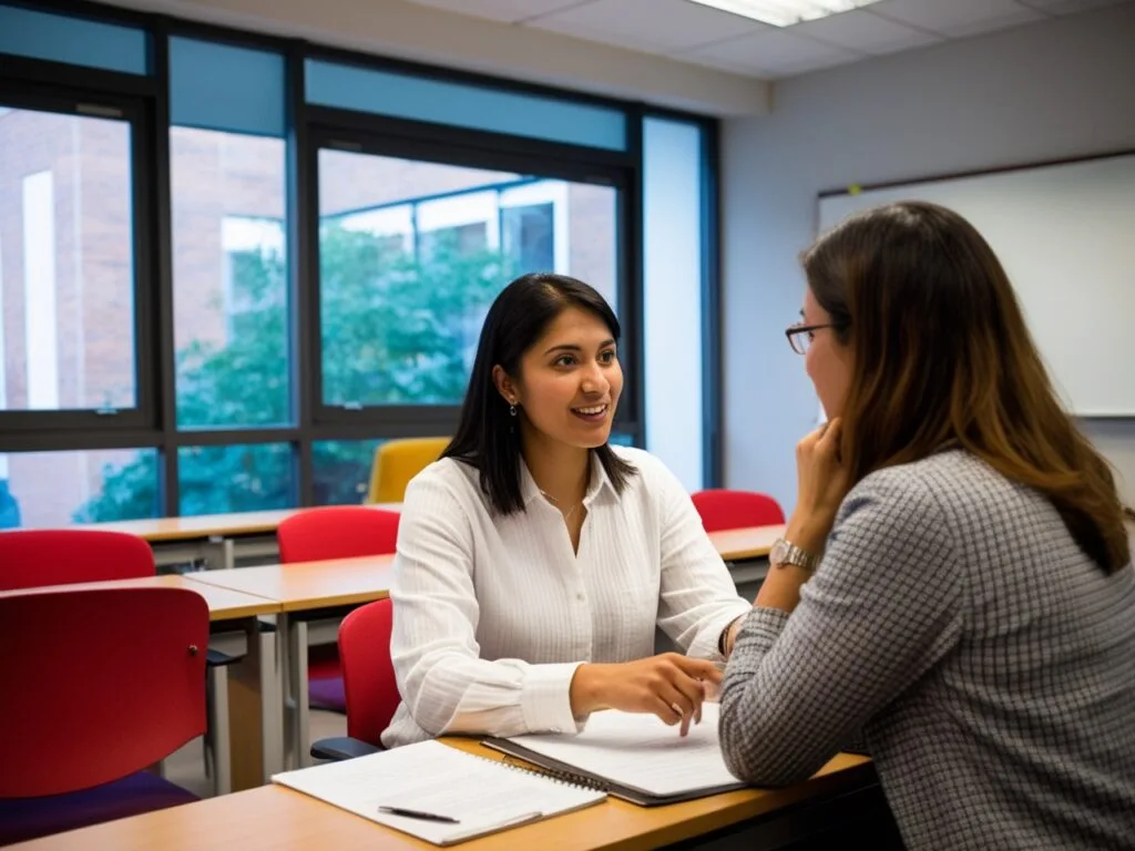 Estudiante reflexionando sobre qué carrera estudiar