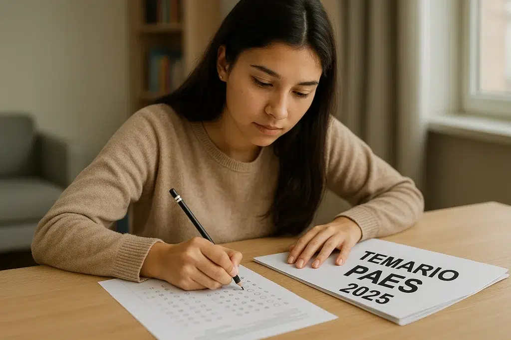 temario paes 2025 para alumnos